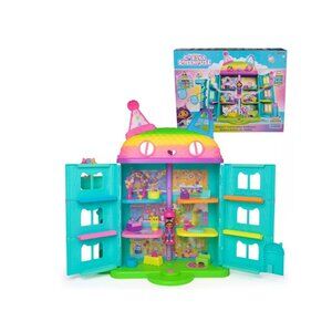 New in Box - Gabby’s Celebration Dollhouse and Deluxe Rooms Set